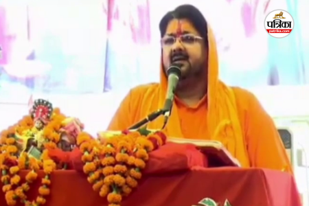 kathavachak Bal Vihari Shastri controversial statement on Constitution and Reservation
