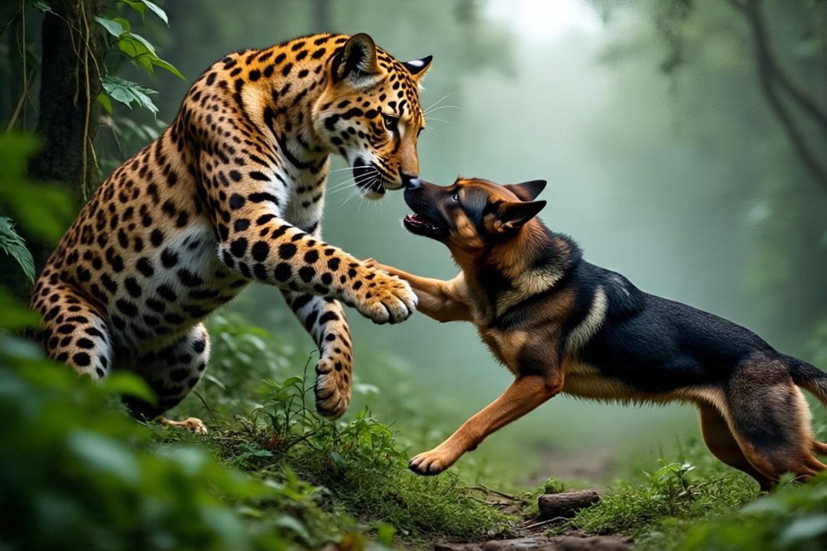 leopard Attack Dog Nashik