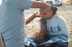 पिता के निधन पर बेटी ने कराया मुंडन, चिता को दी मुखाग्नि.. - image