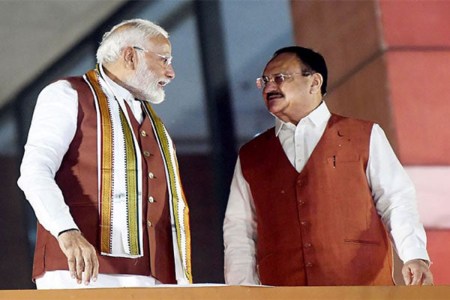 PM Modi and JP Nadda