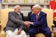 Indian PM Narendra Modi and US President Donald Trump