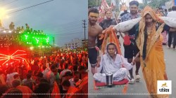 मुरादाबाद में कांवड़ियों का सैलाब, हाईवे बना शिवभक्तों का मार्ग, सास को कांवड़
पर बैठाकर लायी बहू, SSP ने संभाला मोर्चा - image