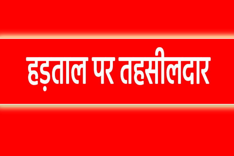 Tehsildar on strike