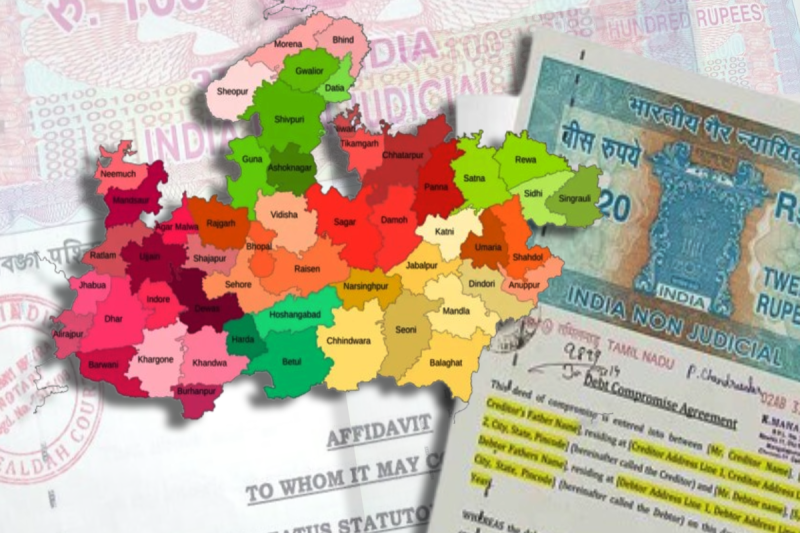 paperless e-registration, Madhya Pradesh