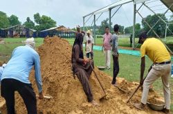 सेना भर्ती: आरआर कॉलेज का बदला नजारा, यहां शादी जैसे पंडाल लगाए - image