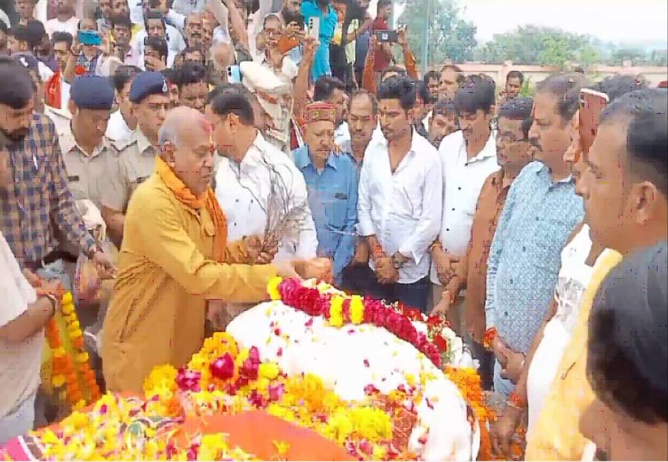 केश शिल्पी बोर्ड चेयरमैन को दी अंतिम विदाई