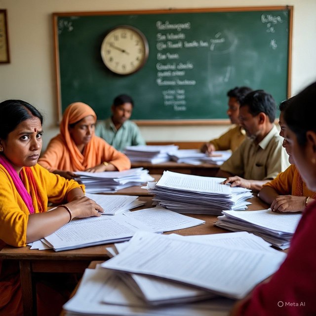 यू डाइस पोर्टल पर प्रगति रिपोर्ट नहीं अपलोड, फोटो एआइ