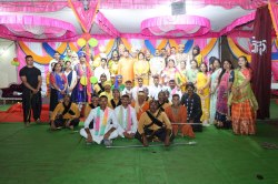 भगवान श्रीकृष्ण की पूजन कर उनकी लीलाओं का किया मंचन - image