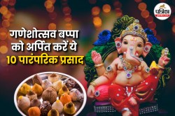Ganesh Chaturthi 2025 Bhog: गणपति को प्रिय हैं ये 10 भोग, इस गणेश चतुर्थी रोज
अर्पण करें अलग प्रसाद - image