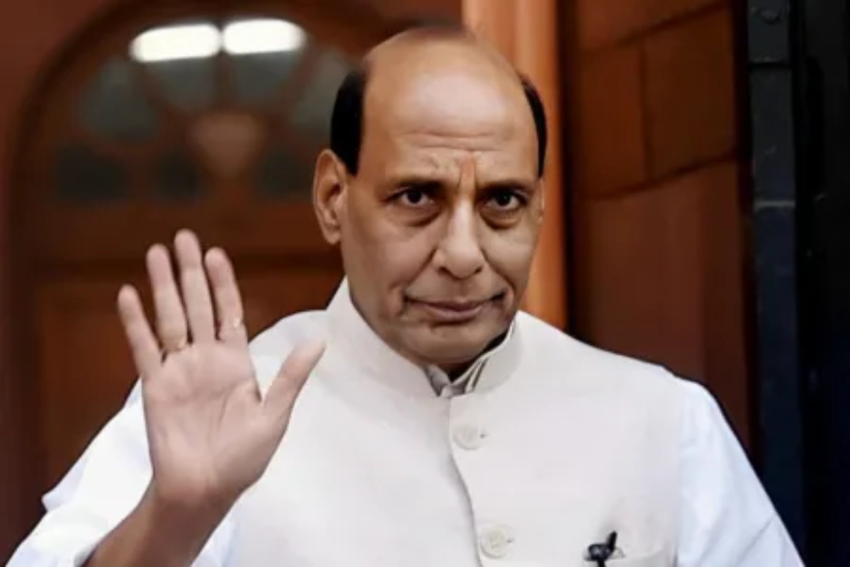 Defence Minister Rajnath Singh in Jodhpur today to inaugurate Adarsh Defence and
Sports Academy building