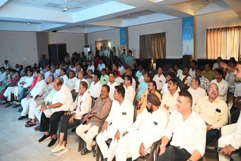 प्रदेश भाजपा-कांग्रेस में सियासत गर्म (Photo source- Patrika)