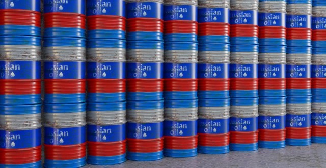russian oil barrels