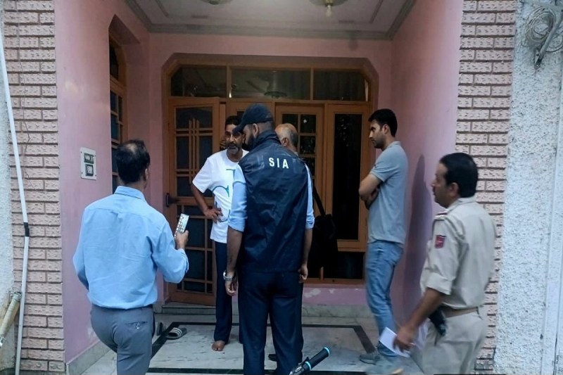 raids in Srinagar