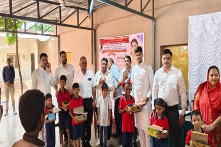 Shoes distributed