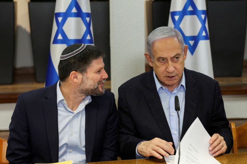 Bezalel Smotrich and Benjamin Netanyahu