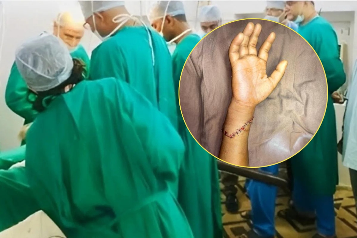 कमाल! अलवर के 6 साल के जसप्रीत का मशीन से कटा हाथ, SMS के डॉक्टरों ने फिर जोड़ा;
6 घंटे चला ऑपरेशन