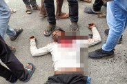Brutally beaten