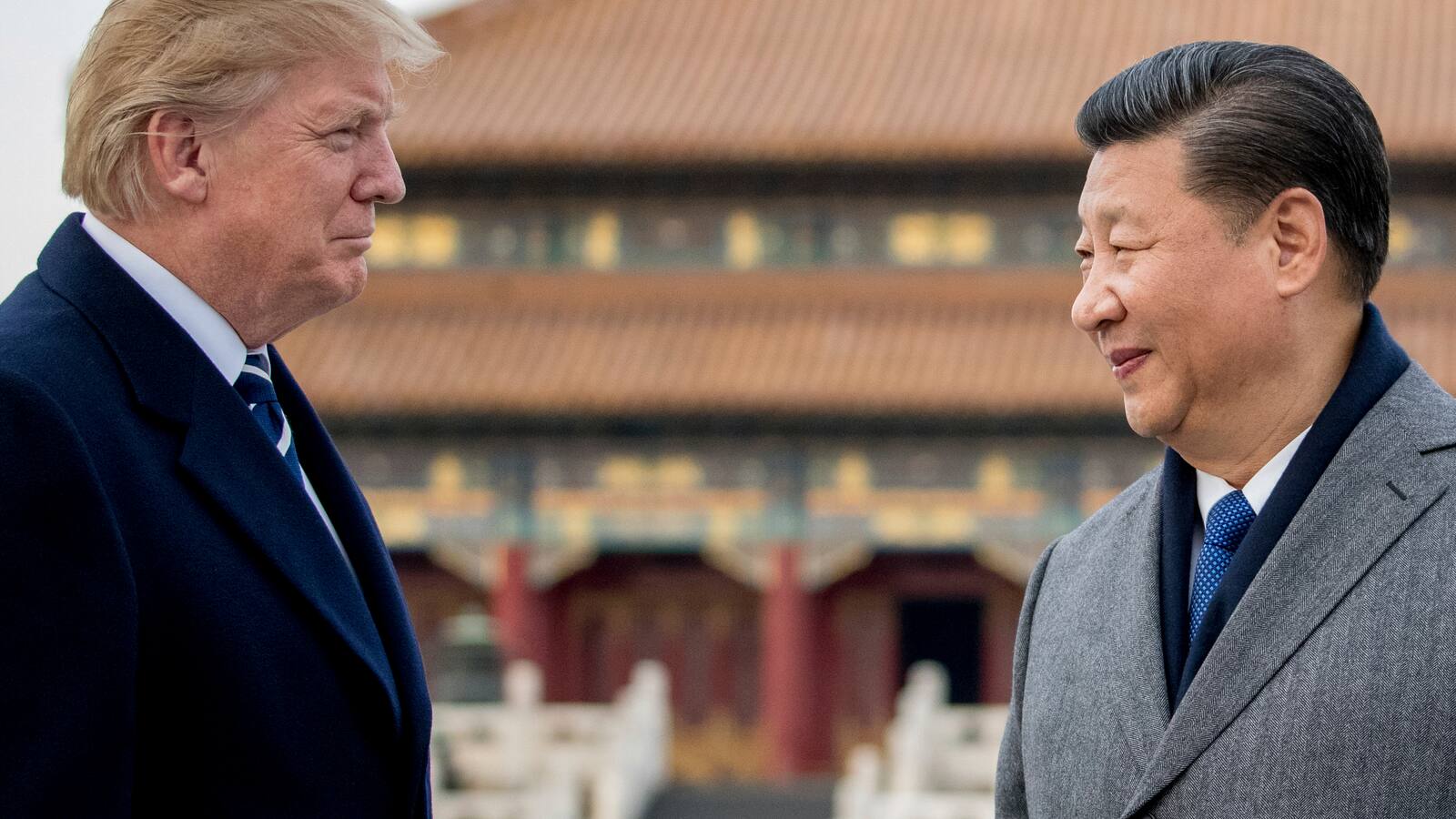 Donald Trump and Xi Jinping