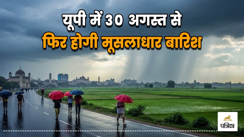 up weather update monsoon rain forecast august 30 imd alert