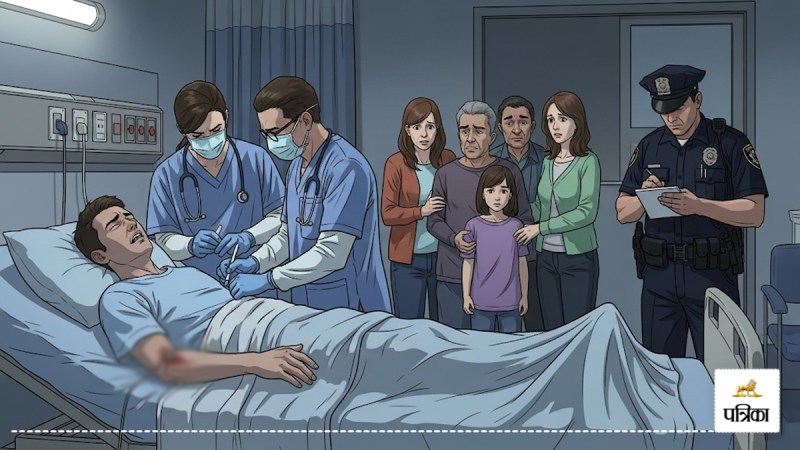 wife attacks husband private part blade 7 stitches bijnor UP