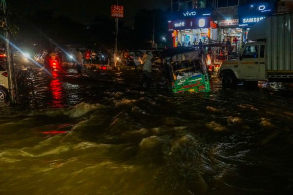 Heavy rain in Jaipur 