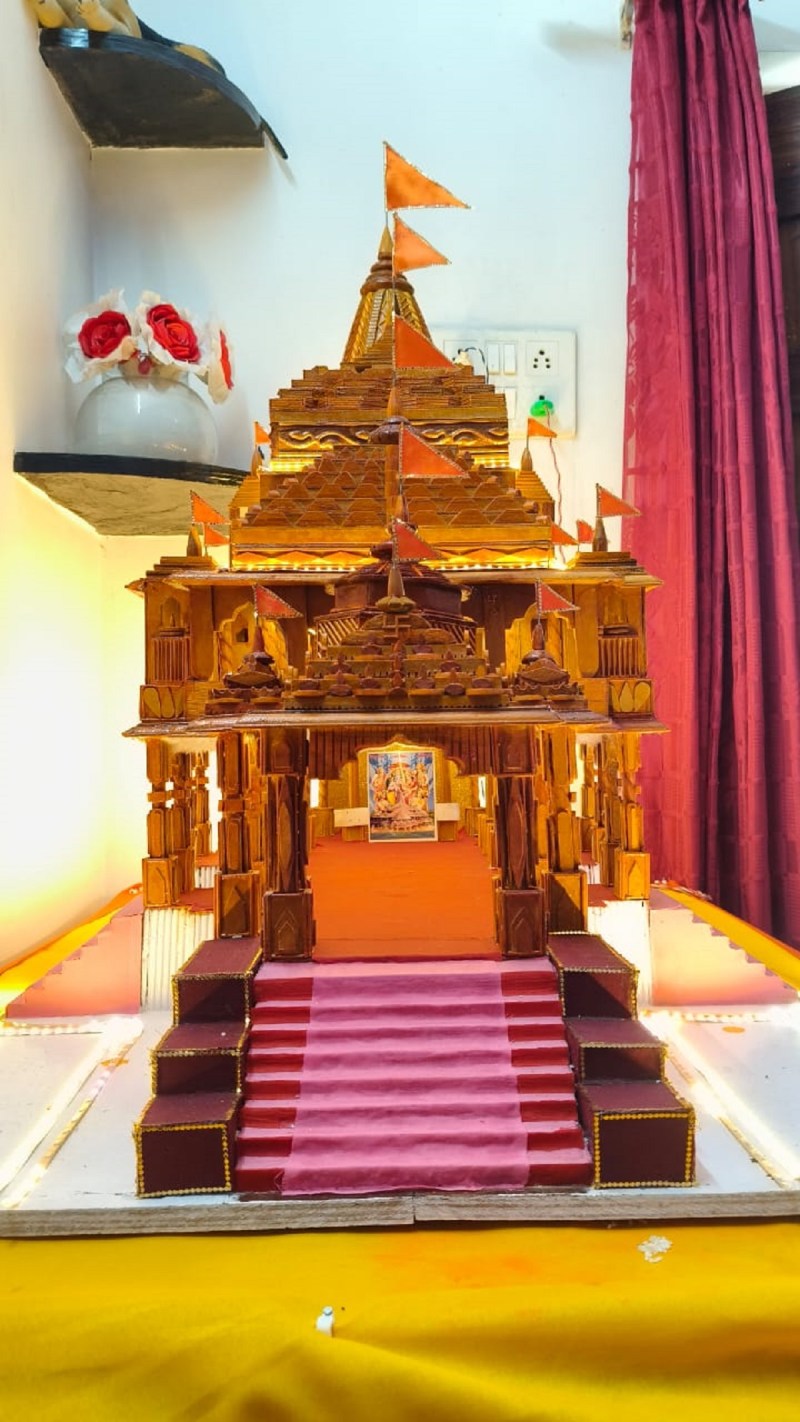 काष्ठकला की अनुपम कलाकृति