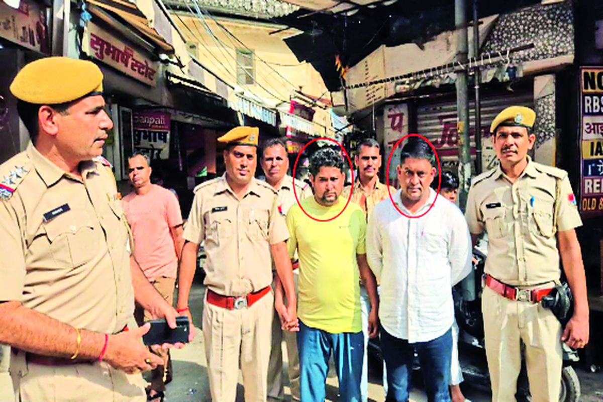 ‘सुपारी’ लेकर विवादित सम्पति खाली करवाने वाले गिरोह के सरगना समेत दो गिरफ्तार