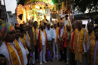 धूमधाम के साथ निकली अग्रसेन महाराज की शोभायात्रा Agrasen Maharaj's procession started with great pomp