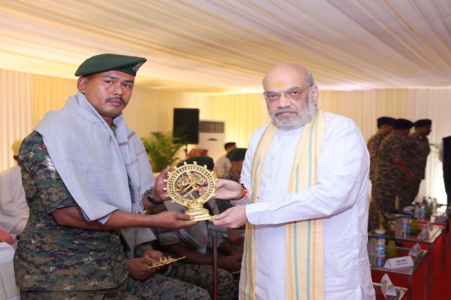 Operation Black Forest को अंजाम देने वाले जवान सम्‍मानित (फोटो सोर्स- DPR)
