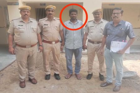 दो साल से फरार कुख्यात तस्कर गिरफ्तार, भेजा जेल