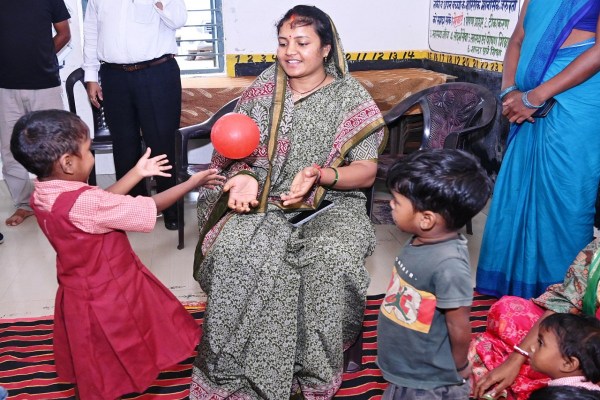 महिला एवं बाल विकास मंत्री का सरगुजा संभाग प्रवास (फोटो सोर्स- DPR)