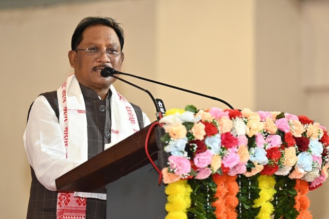 करमा तिहार के रंग में डूबा मुख्यमंत्री निवास (फोटो सोर्स- DPR)