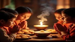श्राद्ध पक्ष में भोजन परंपरा और पवित्रता की झलक - image