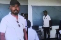 janpad member beats children with stick mandla viral video mp news