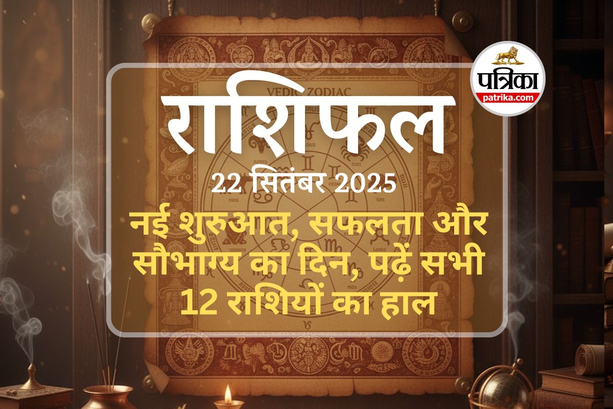Aaj Ka Rashifal 22 September 2025, Horoscope