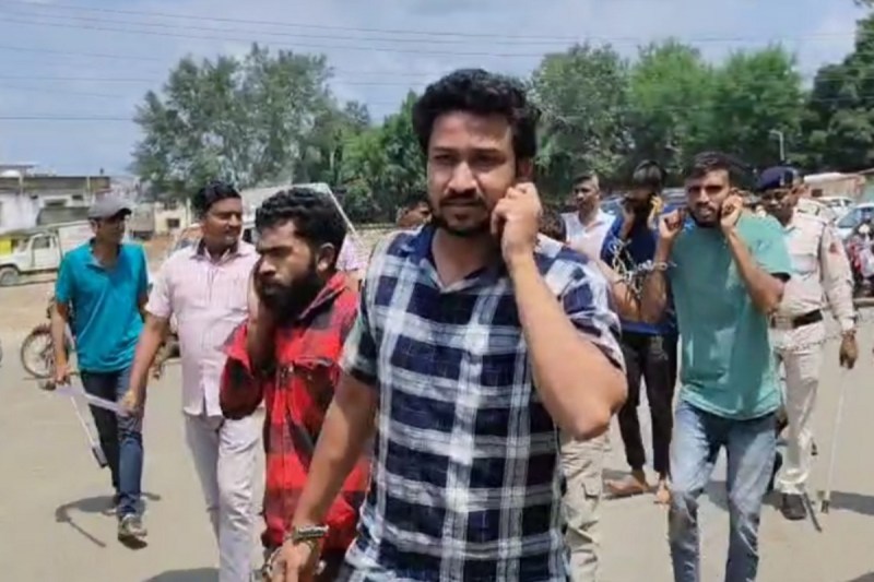 Murder accused rally