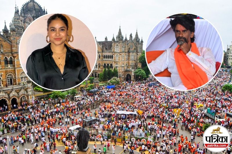 Actress Sumona Chakravarti car attack Maratha andolan