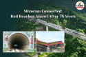 Mizoram Connected: Rail Reaches Aizawl After 78 Years; PM to Inaugurate on
September 13th