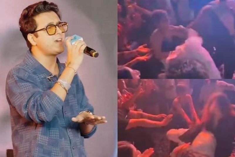 Aditya Rikhari का शो बना अखाड़ा! दो लड़कियों ने मचाया कोहराम, वीडियो वायरल