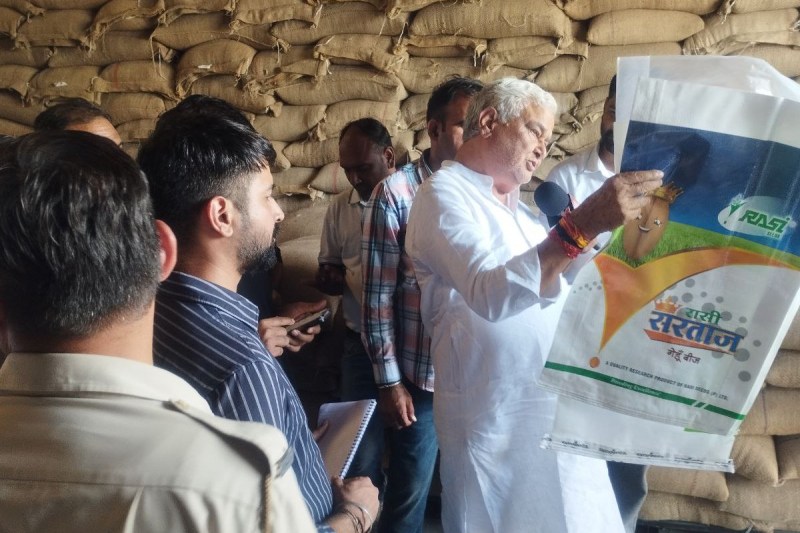 Agriculture Minister Kirodi Lal Meena