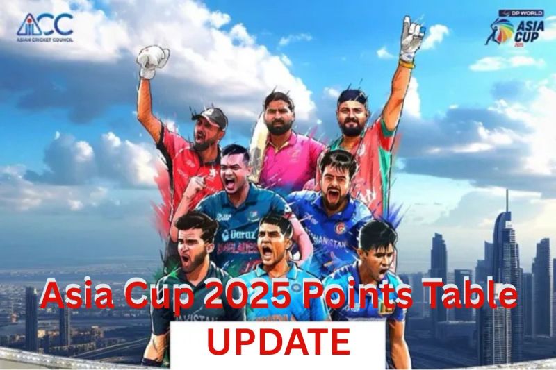 Asia Cup 2025 Points Table Update