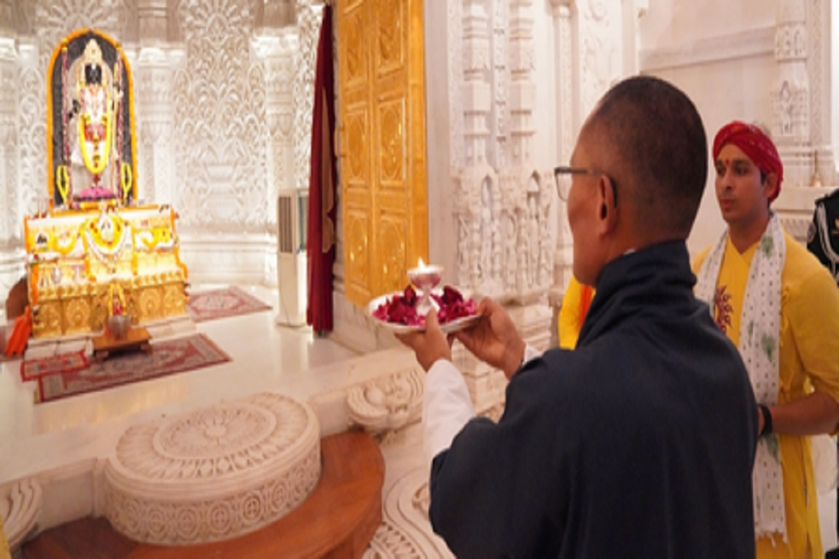 Bhutan's PM Tshering Tobgay visited Ram mandir