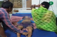 Car crushed child