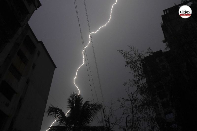 मौसम विभाग ने जारी की भारी बारिश की चेतावनी।