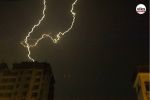 24 घंटे में बारिश का पूर्वानुमान।