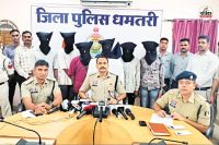 पुलिस ने 6 आरोपी को दबोचा (फोटो सोर्स- पत्रिका)