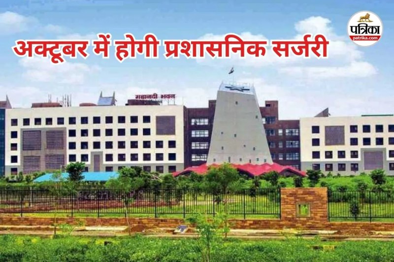 अक्टूबर में होगी प्रशासनिक सर्जरी (Photo source- Patrika)