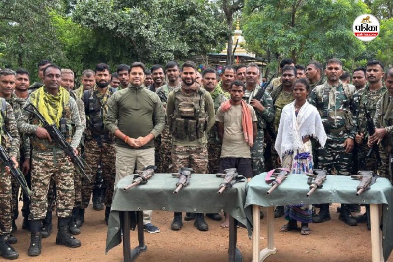 CG Naxalist: बीजापुर नक्सल ऑपरेशन! दो इनामी नक्सली गिरफ्तार, 6 भरमार हथियार बरामद...(photo-patrika)