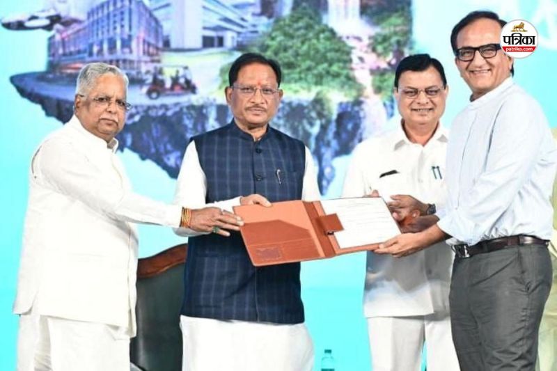 छत्तीसगढ़ केयर कनेक्ट कार्यक्रम में CM साय हुए शामिल, कहा- 7000 से अधिक रोजगार के अवसर होंगे सृजित(photo-patrika)