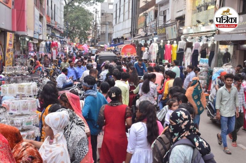 दिवाली से पहले बाजार में रौनक (Photo source- Patrika)